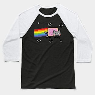 SPACE CAT Baseball T-Shirt